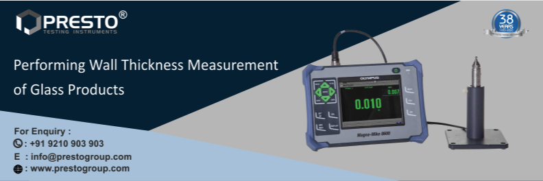 Performing Wall Thickness Measurement of Glass Products
